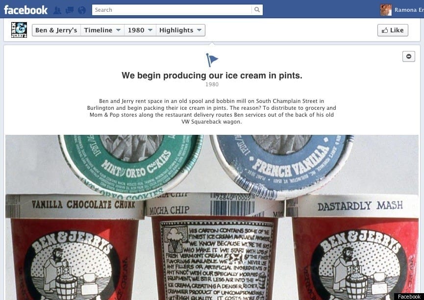 ben and jerrys facebook