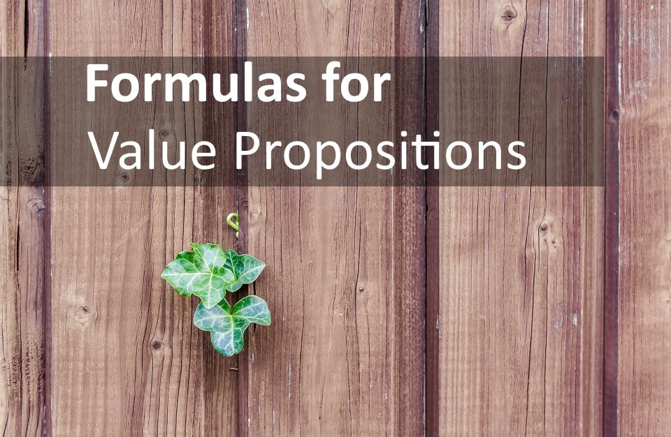 Formulas for Value Propositions