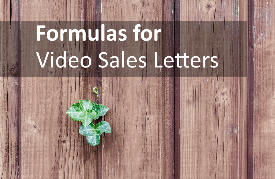 Formulas for Video Sales Letters