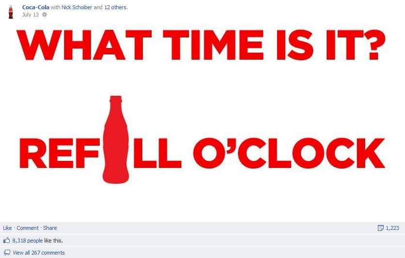 cocacola facebook