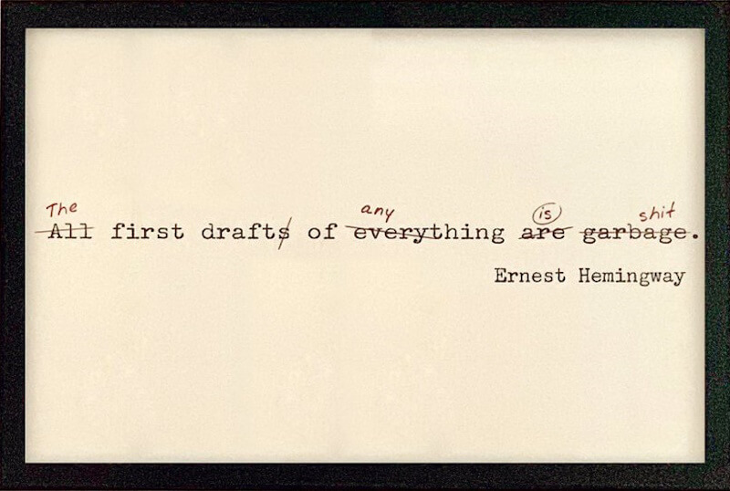 Ernest Hemingway quote