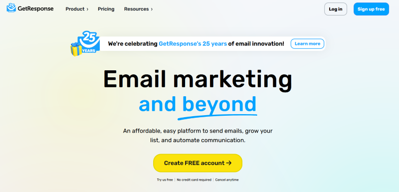 Newsletter Builders - Get Response