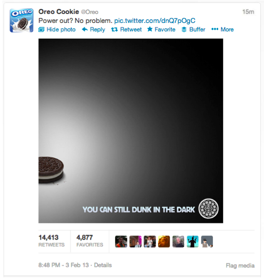 Viral content oreo twitter