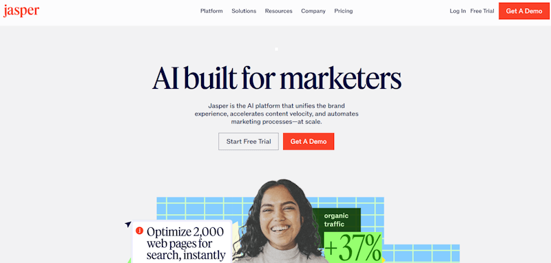 Jasper - AI Built for Marketers